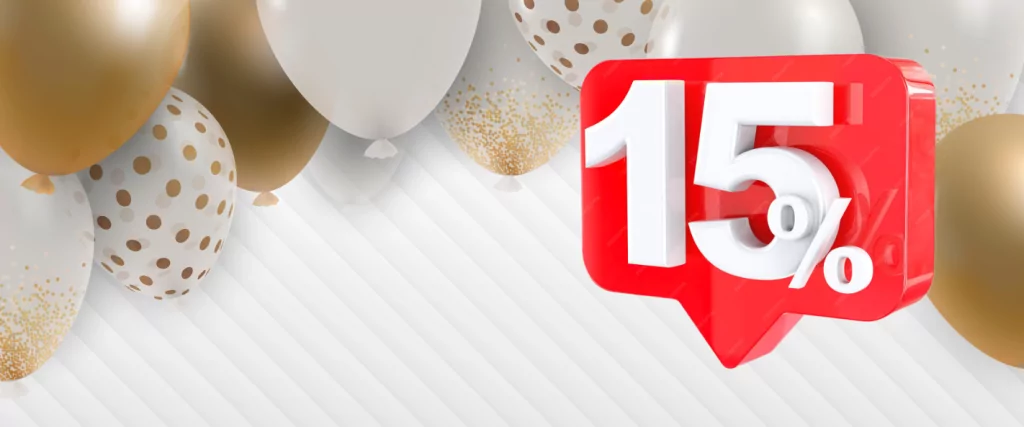 Нам 15 лет, Вам - повышенный кешбэк